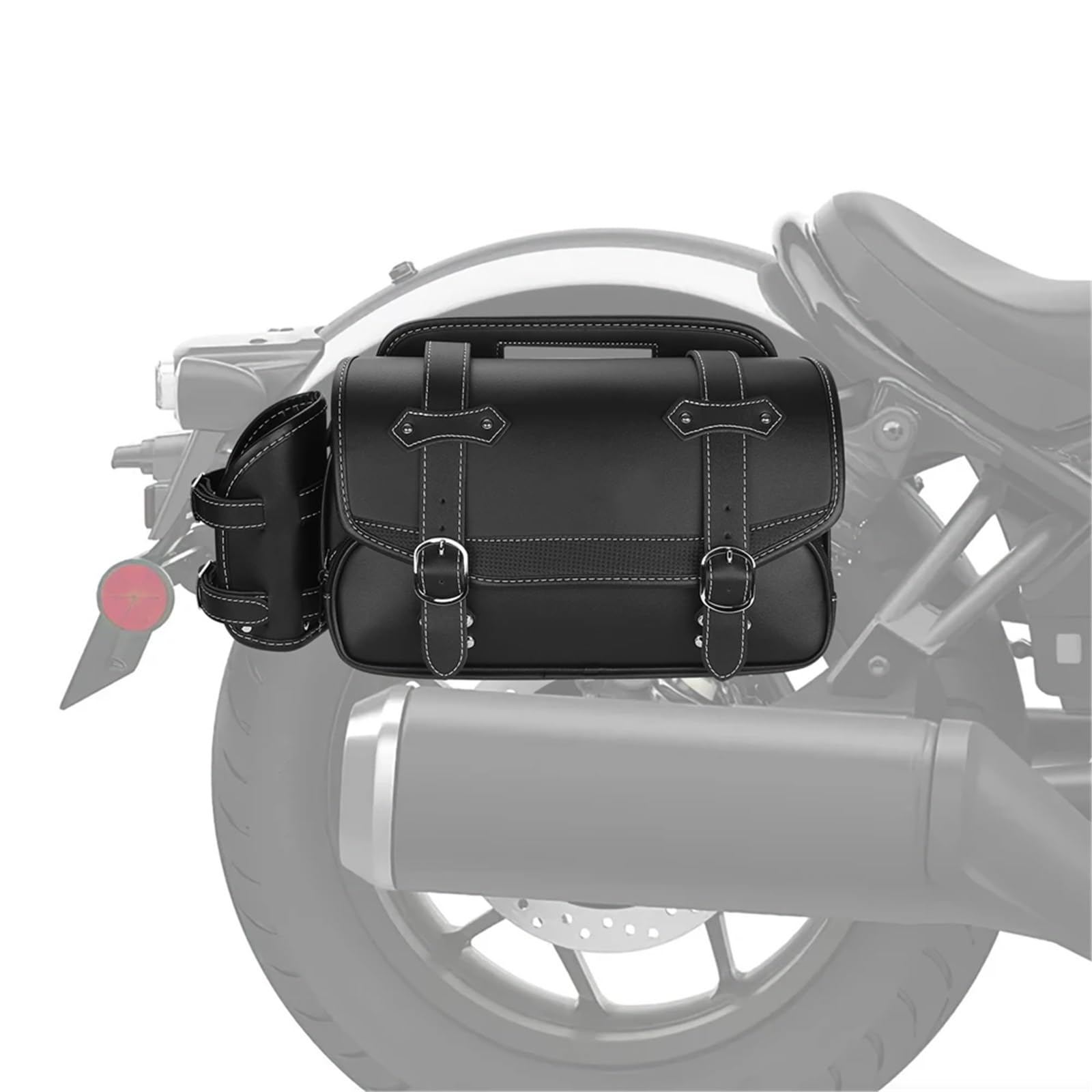 Bolsas Laterales para Motocicleta (9 L) Bolsa De Almacenamiento para Alforjas para Kawasaki W400 W650 W800 VN250 Eliminator 250V