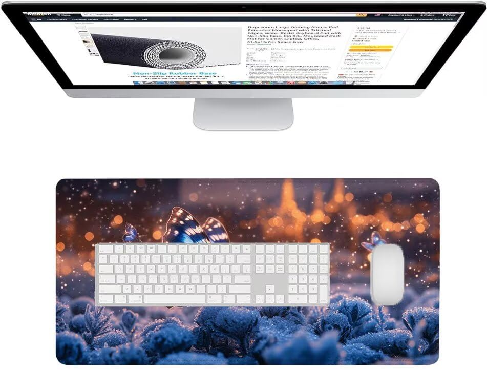 Mousepad grande para evitar el dolor de muñeca y proteger el escritorio 3