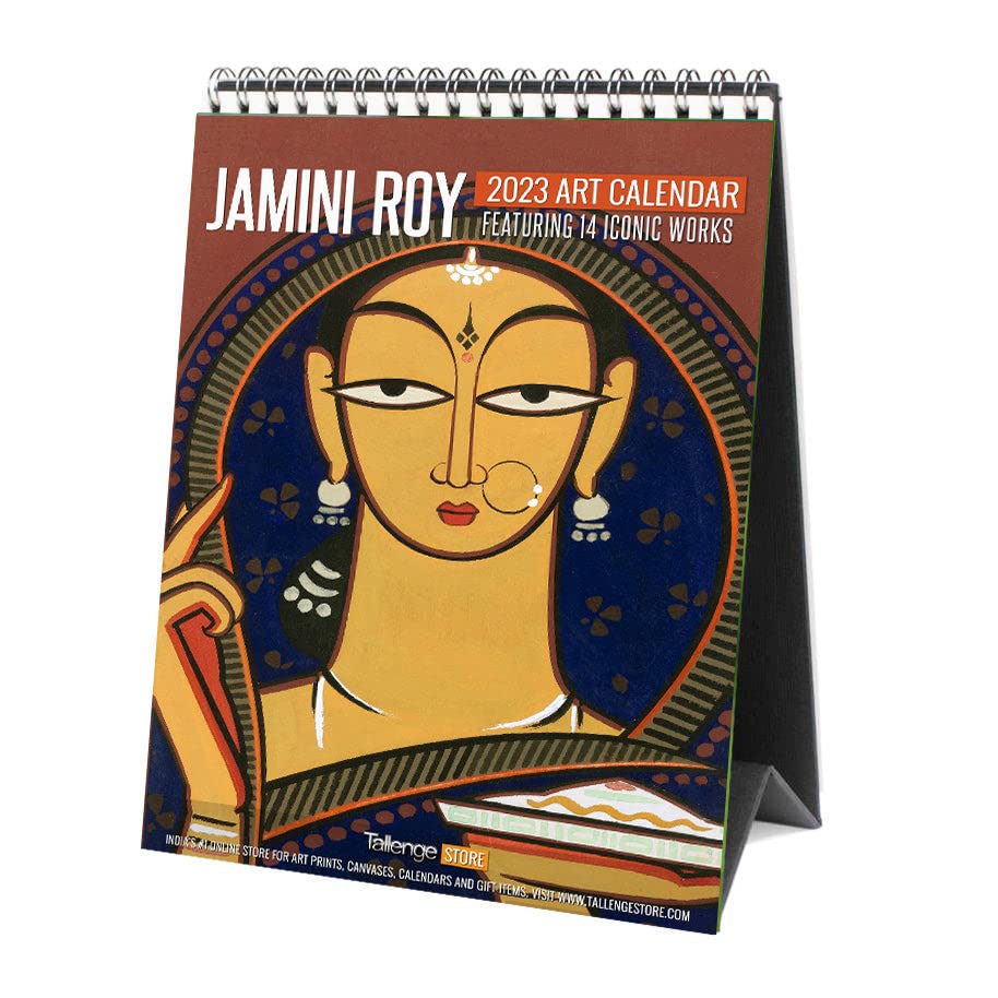 Image of Tallenge - Jamini Roy - 2023 Desk Calendar - 6 x 9 Inches for Home & Office (Paper, Desk Calendar)