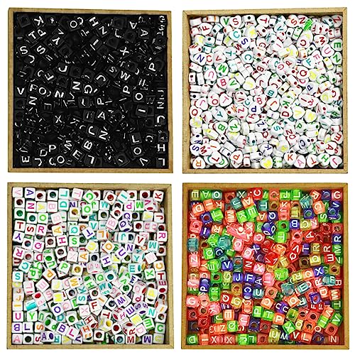 Miçangas Para Pulseira - Letras - C/1000 Peças M43 - Nybc