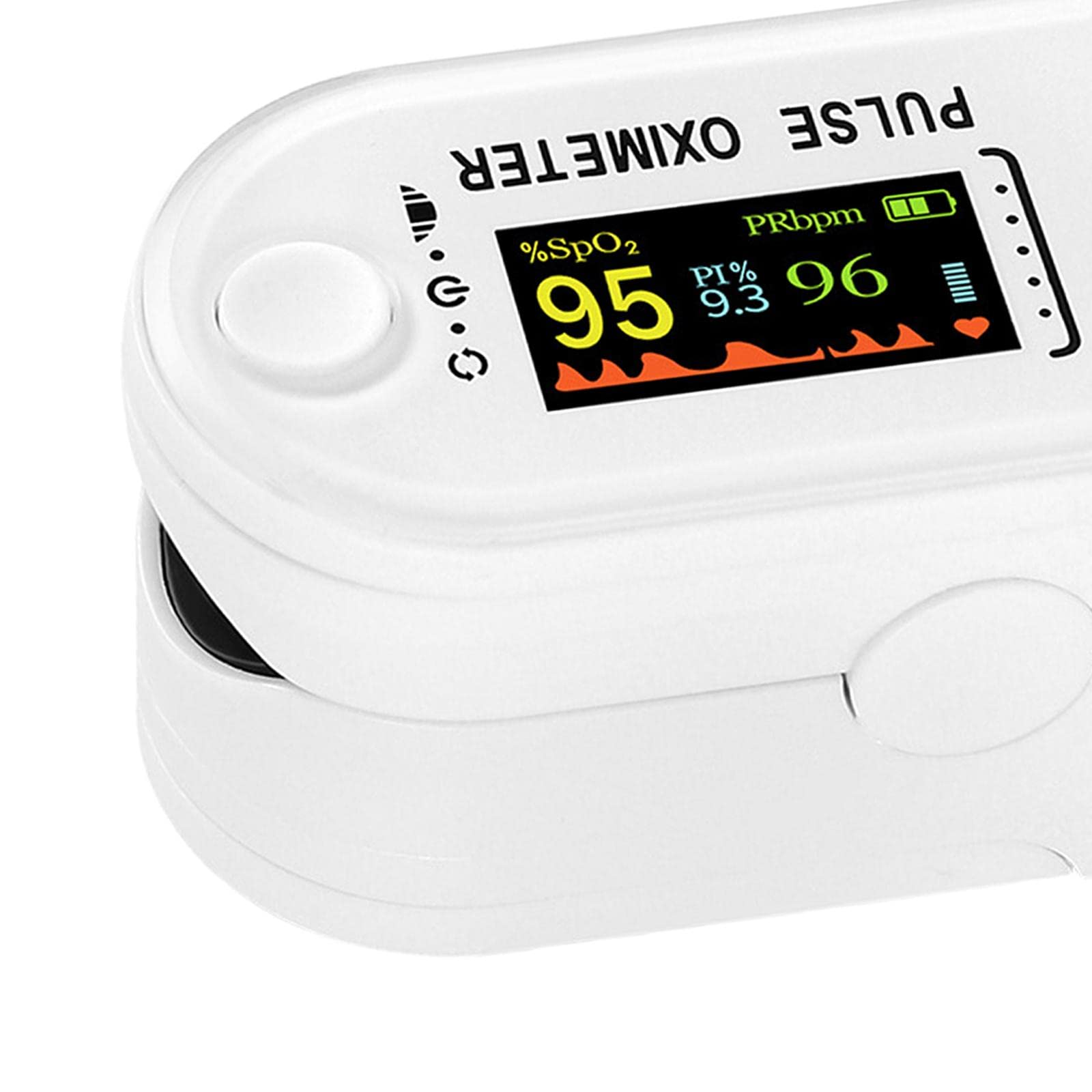 Calandis™ Finger Pulse Oximeter Blood Oxygen Saturation Meter White | Oximeters | Monitoring Systems | Medical Equipment | Healthcare Lab & Life Science-image-7