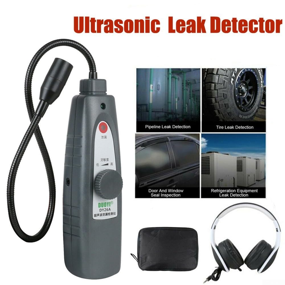 Detector de fugas de vacío ultrasónico para HVAC y automoción, detector de fugas, medidor de fugas de presión de aire, agua, gas, herramienta de diagnóstico de vacío