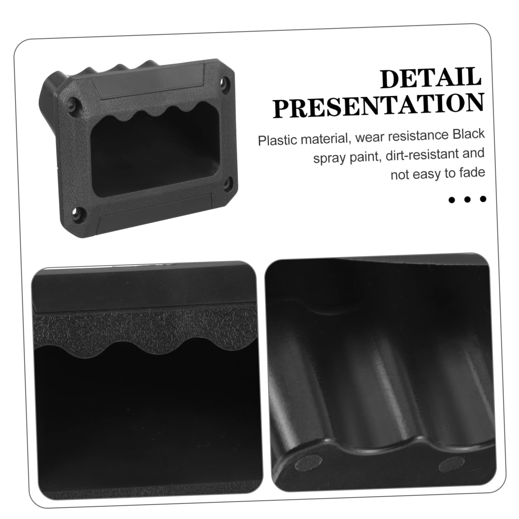 DOITOOL 8pièces Poignée De Rechange pour Haut-Parleur Résistante à Usure Adaptée à Enceintes Installation Simple Et Rapide