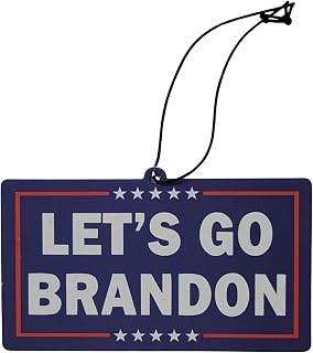 Let's Go Brandon Air Freshener LGB FJB Funny Anti Biden Political (2 Pack)