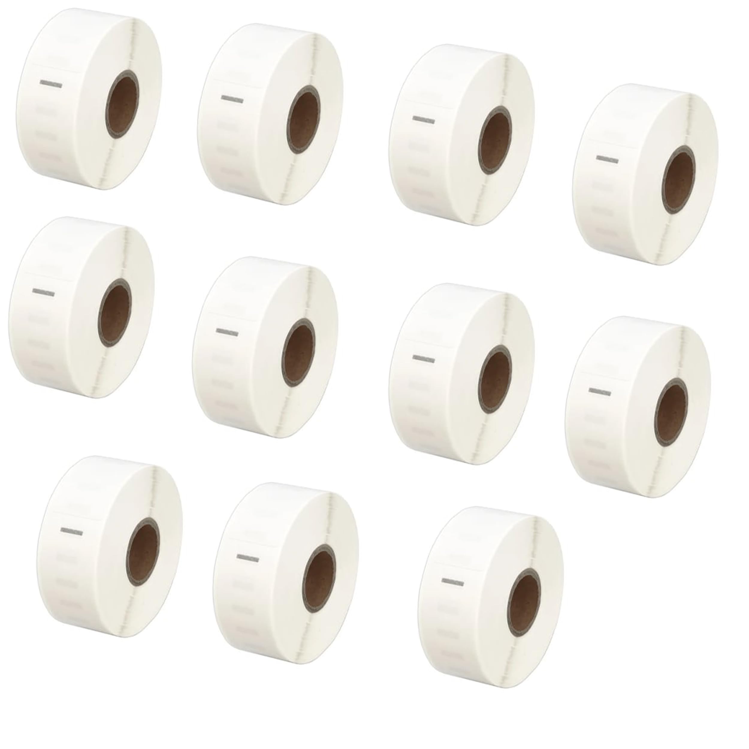 Pack of 10. Compatible with Dymo Thermal Address Labels for Label/Writer Return Labels Rolls for Dymo Label Writer & Seiko Label Printers (99010-28 x 89mm - 130pcs/roll) — image 1