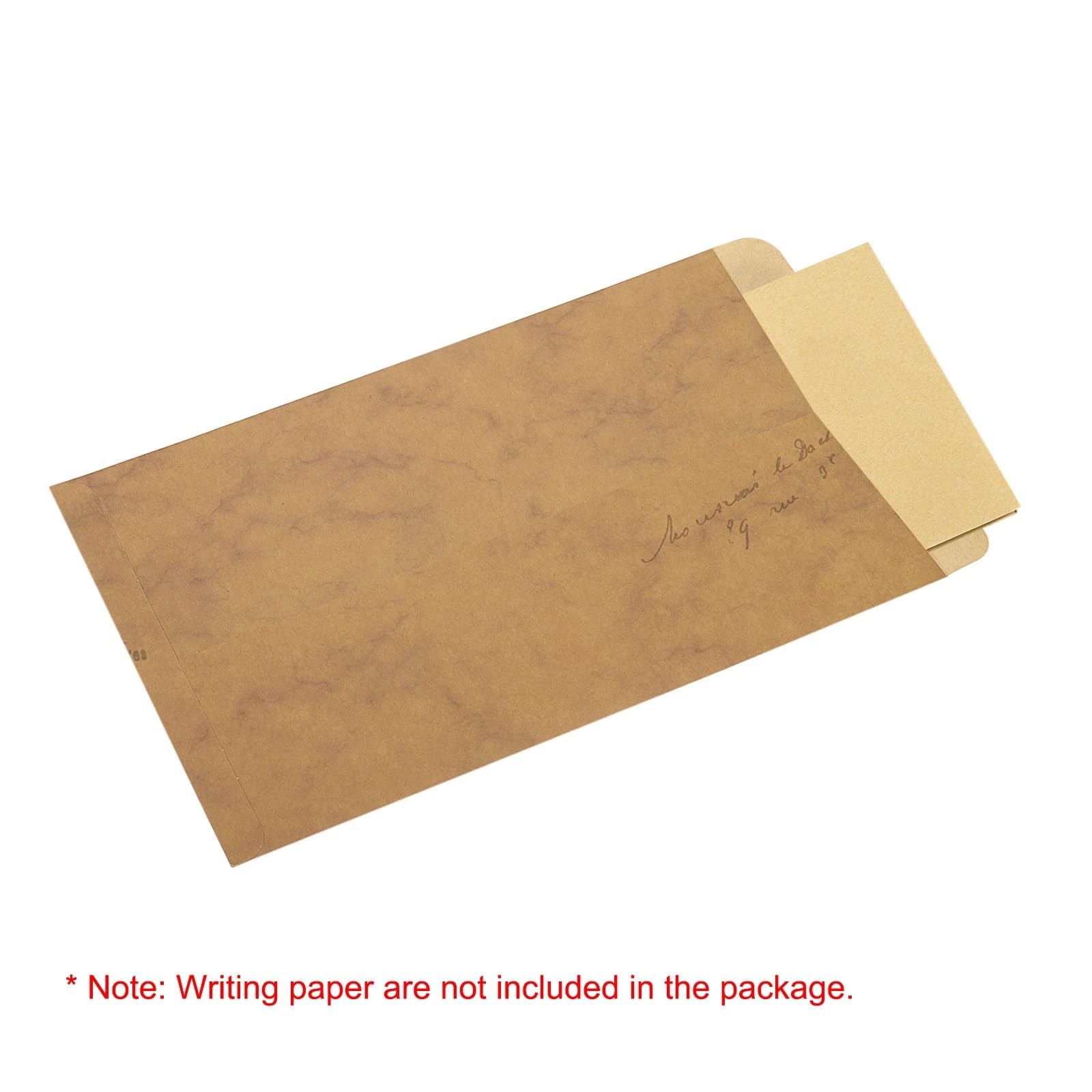 Koperty na zaproszenia, Envelopes 25 Pcs Yellow Brown 25x16cm For Christmas Birthday Wedding Thanksgiving