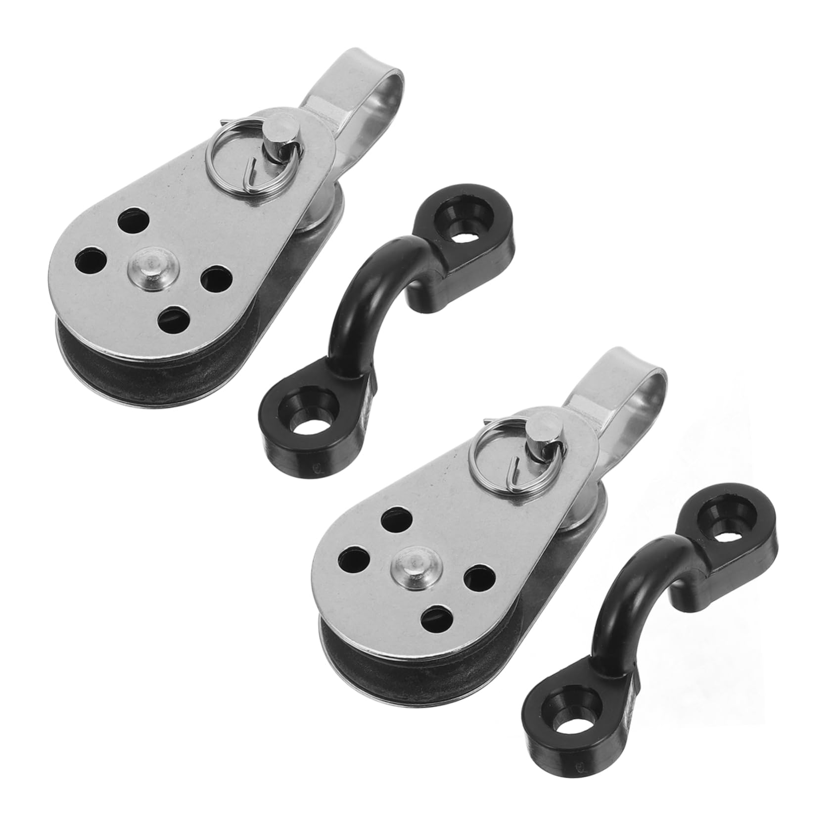 UPKOCH Combinación de Accesorios de Kayak Ancla Kit de Aparejo para Cubierta de Kayak para poleas de Cuerda kayac Bloque de polea Simple Guada de Bloque de polea de Kayak