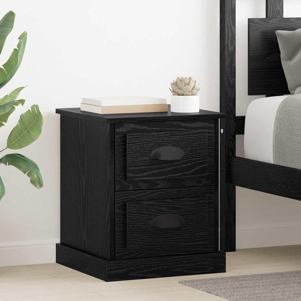 Mueble de Noche Moderno Minimalista con Cajón Amplio y Manillas Tipo Taza - Armario Nocturno de Madera Resistente para Dormitorio, 39 x 39 x 47.5 cm, Acabado Mate