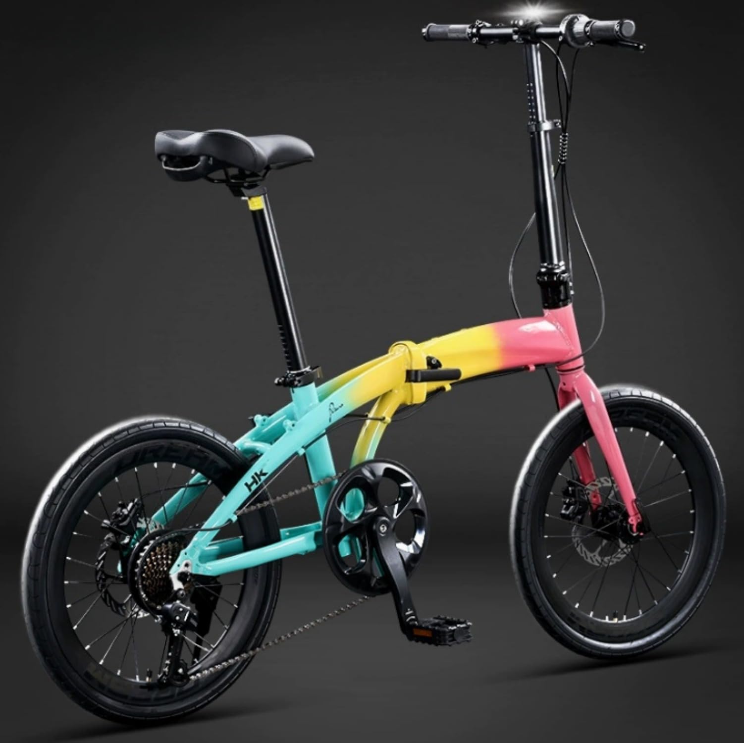 Amazon | 【XXA】20 インチ アルミ折りたたみ自転車 シマノ 7 速