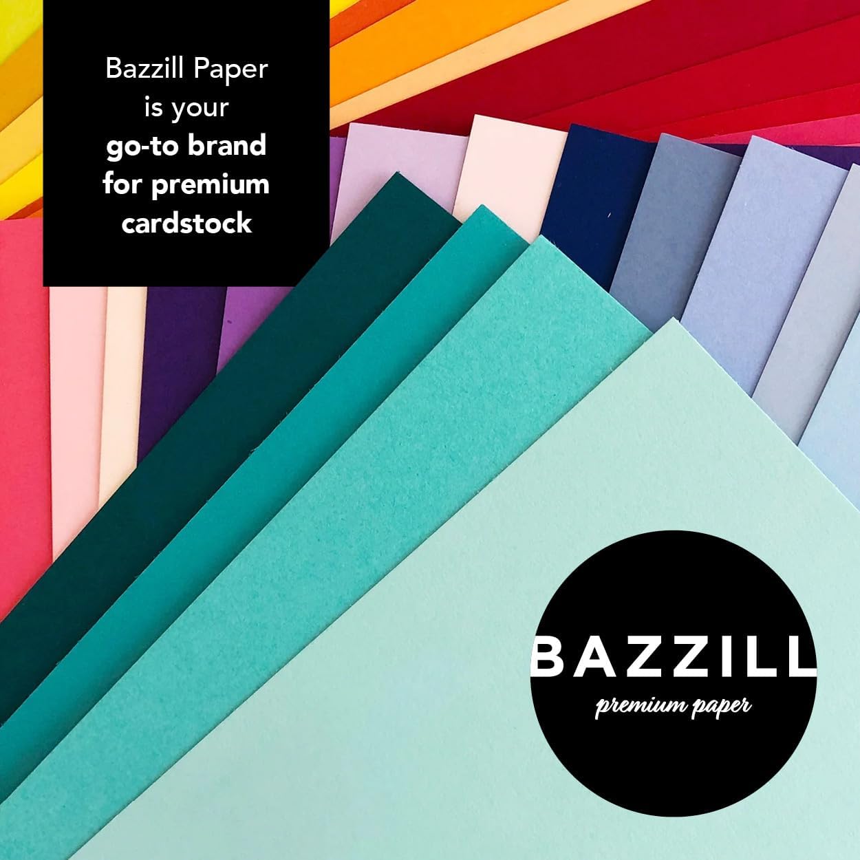 Bazzill Basics T2-252 Card Shoppe Heavy Weight Cardstock, Wax Lips, 25 Sheet Pack, 12 x 12 Inches