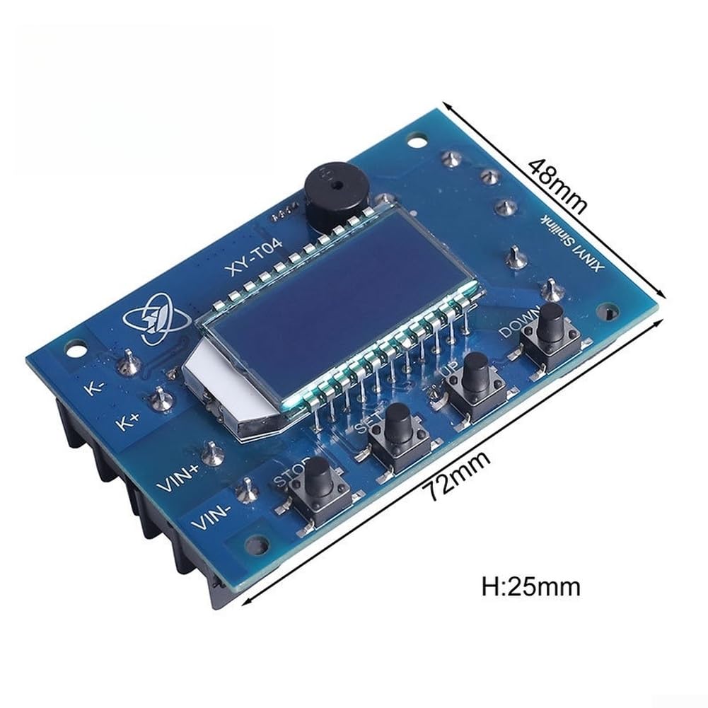 Termostato digitale remoto WIFI con sonda termocoppia tipo K per controllo della temperatura da -99°C a 999°C Modello XY-T04-W Sonda da 1 metro Uscita relè a 1 canale (XY-T04-W)