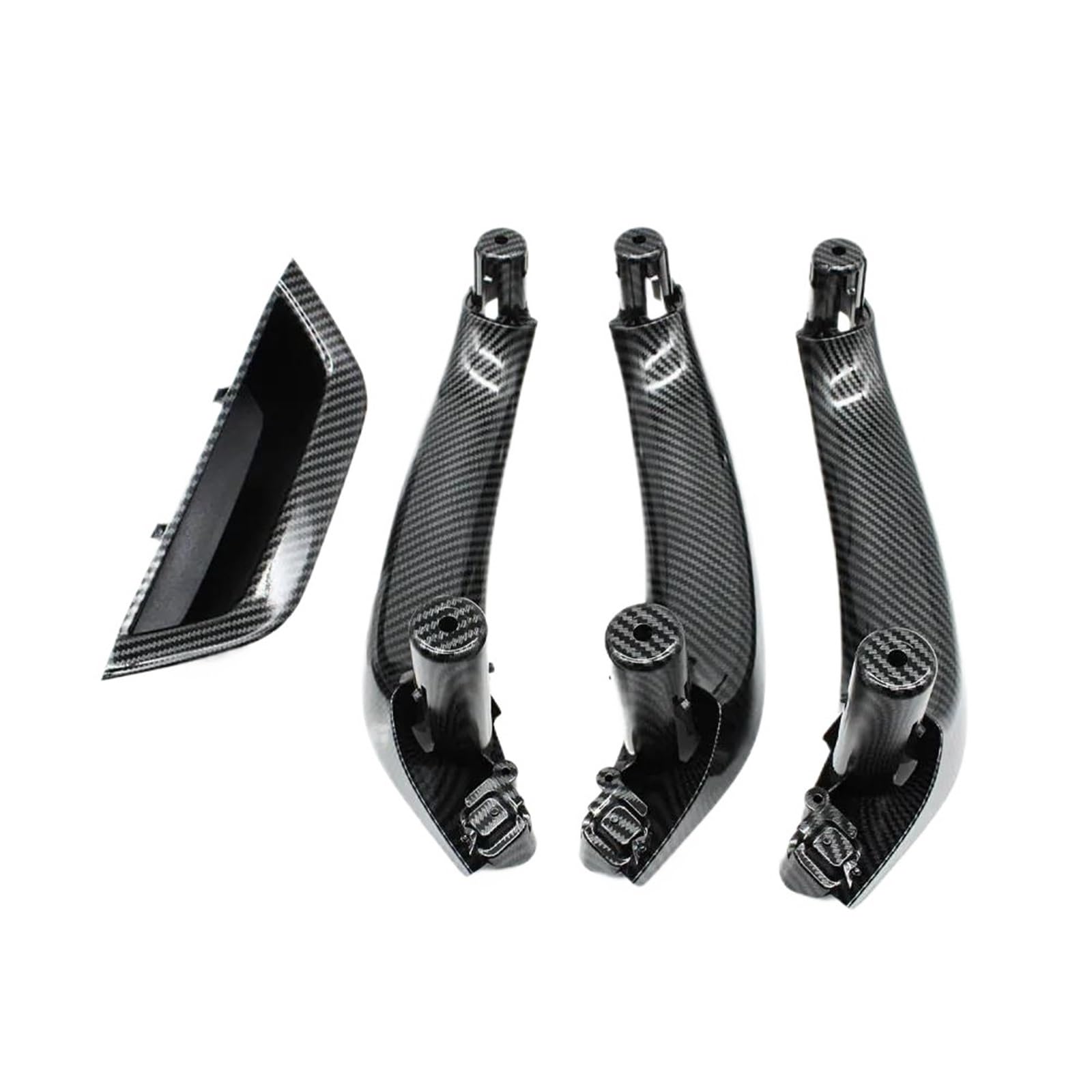 Jyutdw Lhd-Carbon Fiber Car Interior Door Pull Handle Trim Accessories For Bmw For X3 X4 F25 F26 2010-2016 Interior Door Handle(Lhd-Carbon Fiber)
