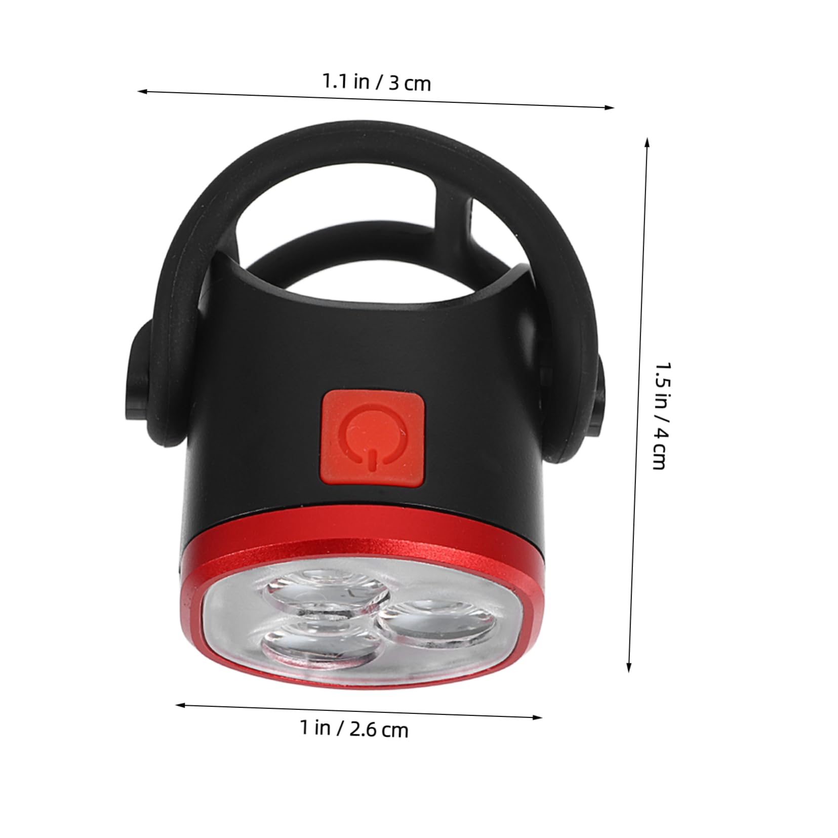 BESPORTBLE 2 Sets Rechargeable Bike Lights Set Bike Headlight Rear Light Charging Night Riding Safety Cycling