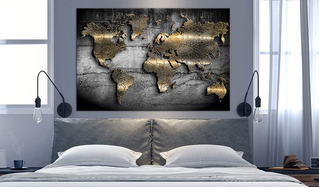B&D XXL - Pinnwand Memoboard Pinboard, 120x80 cm, Geschenkidee, Wohnzimmer | Kombiniert Pinnwand und Wandbild, praktisch und dekorativ, ideal fürs Büro oder Wohnzimmer, inspirierend, langlebig, stilvoll