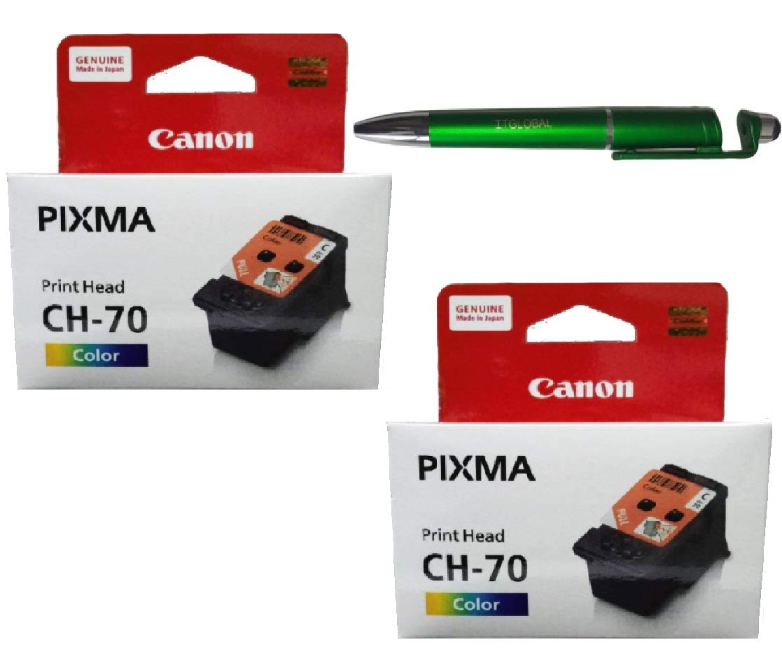 Canon Ch 70 Print Head Colour (Set of 2) G5070 G6070 with ITGLOBAL 3in1 Multi-Function Mobile Phone Stand, Stylus Pen, Anti-Metal Texture Rotating Ballpoint Pen (B08JG8936B) Amazon Price History, Amazon Price Tracker
