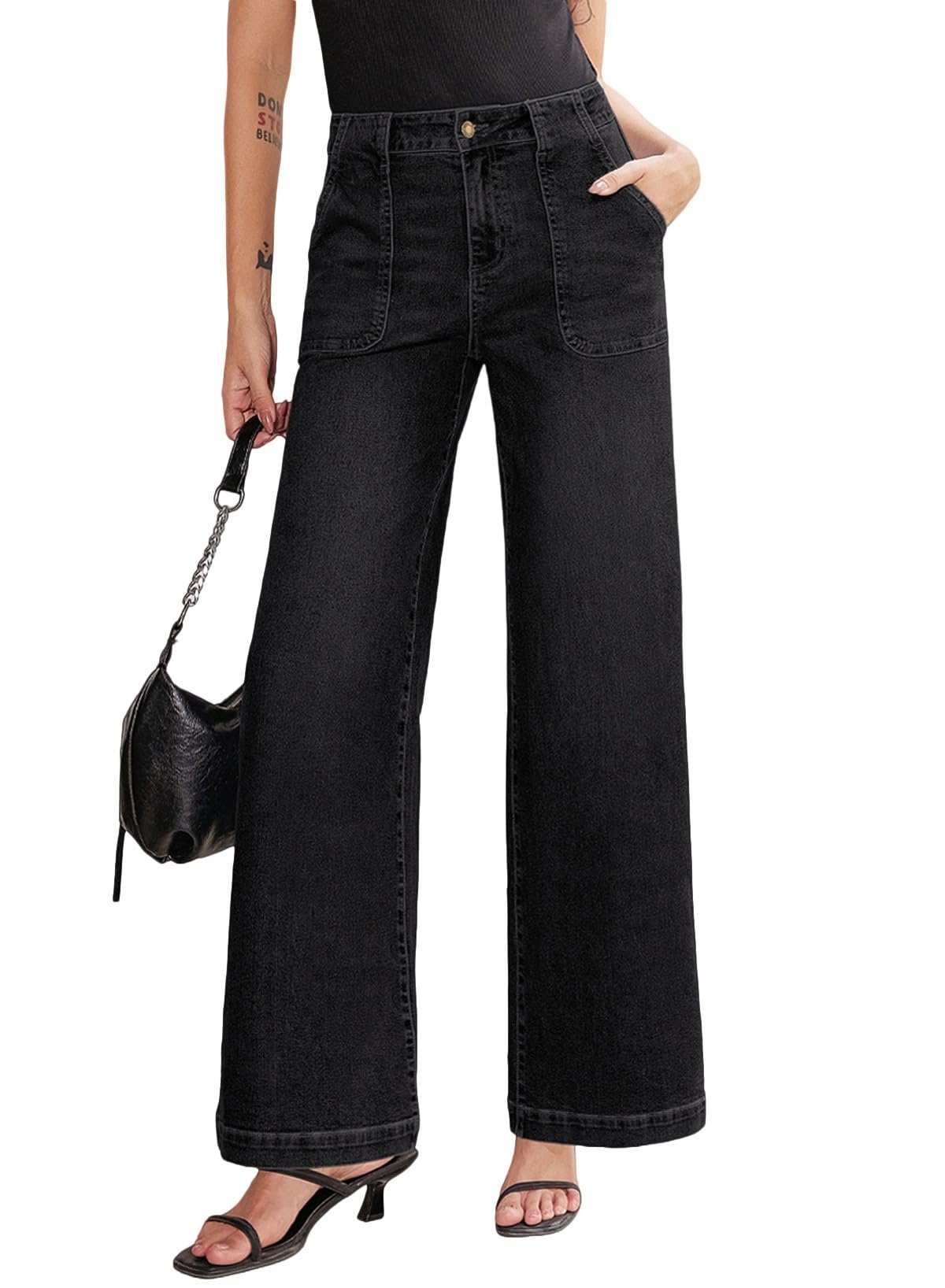 Sidefeel Wide Leg Jeans