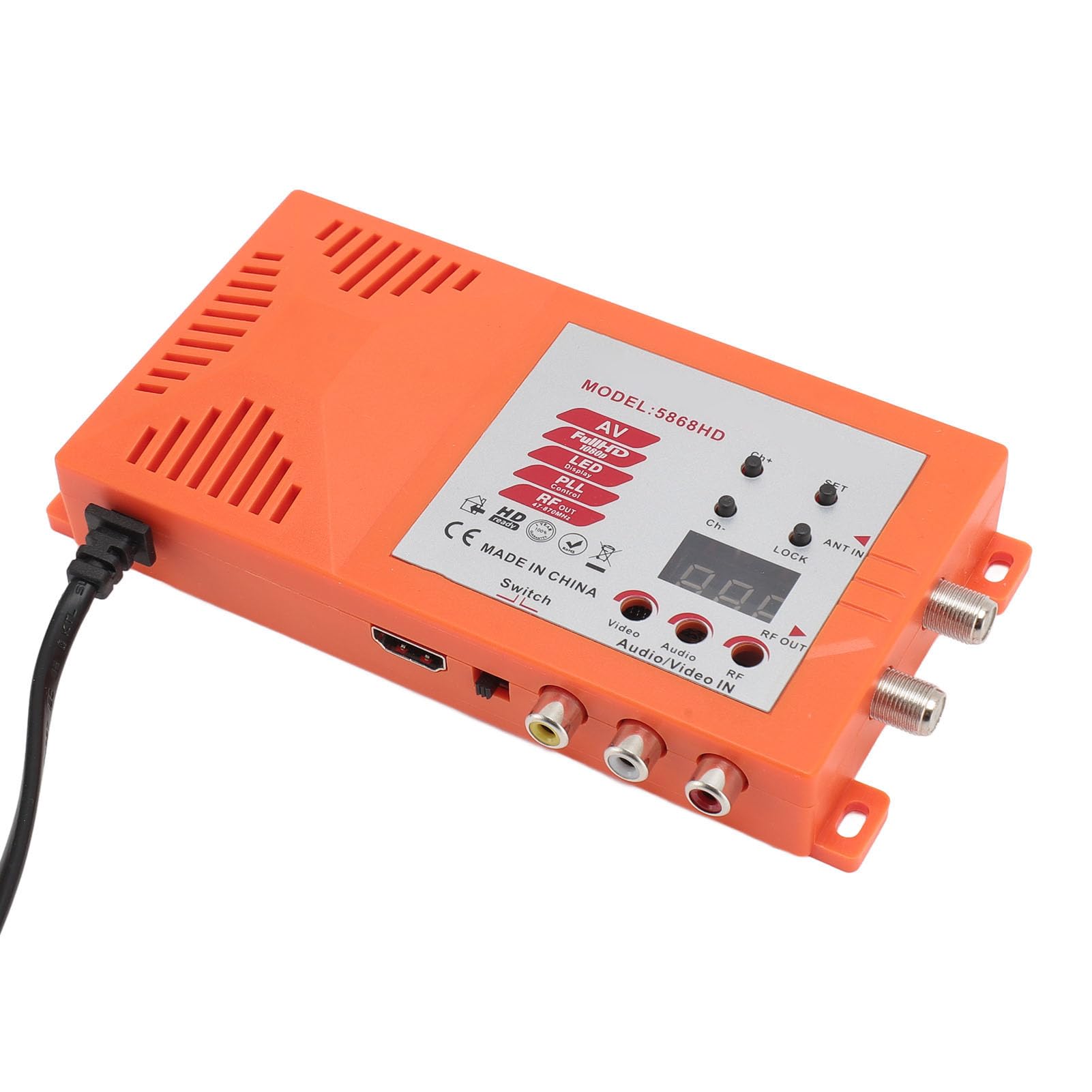Tosuny Modulatore RF HDMI – Convertitore HDMI A Coassiale 1080P, NTSC/PAL, Per TV Vecchi E Dispositivi Streaming