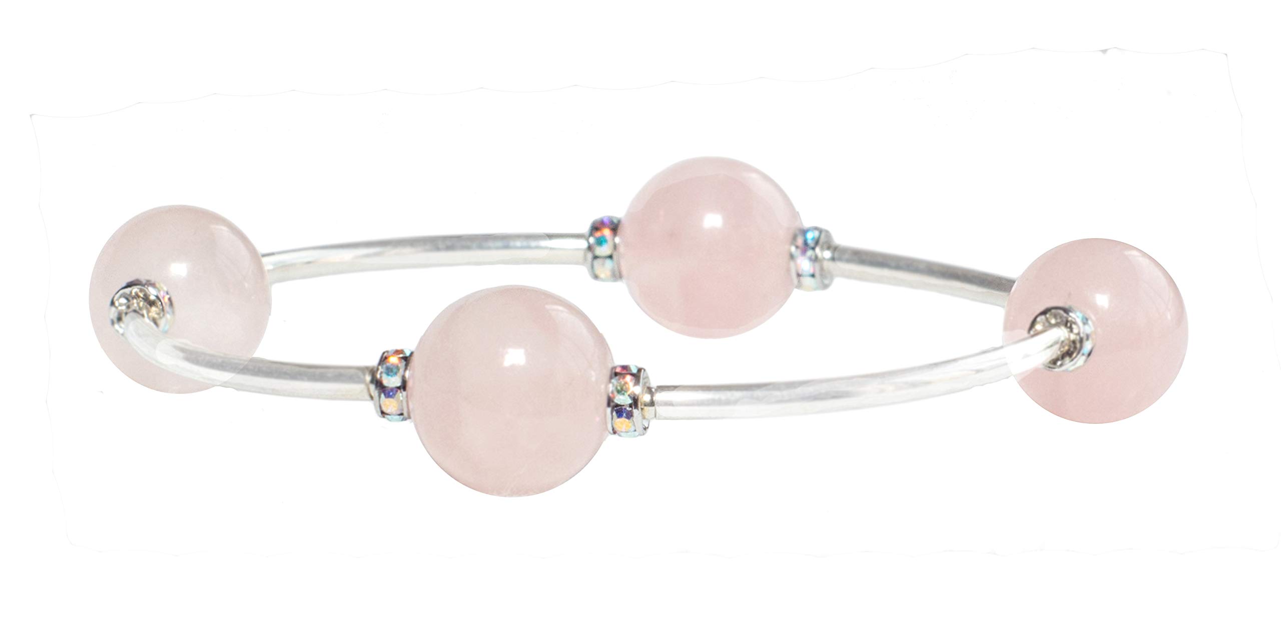 Made As Intendedthe Blessing Bracelet - Rose Quartz with Crystal Accents