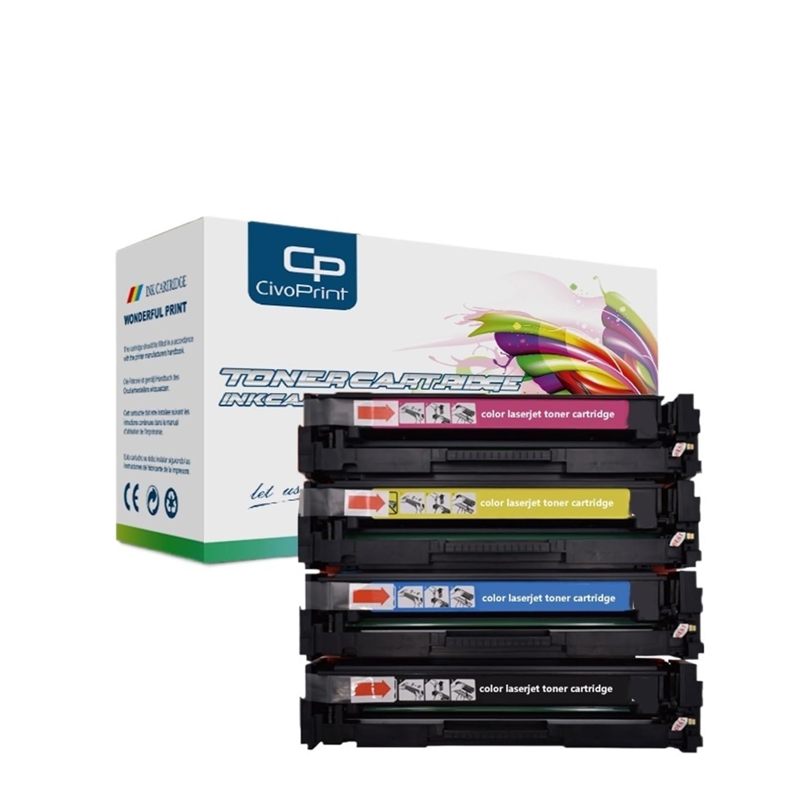 Compatibile For Cartuccia Toner M479fdw Stampante M479fnw M454dwdw Senza Chip(1 Magenta)