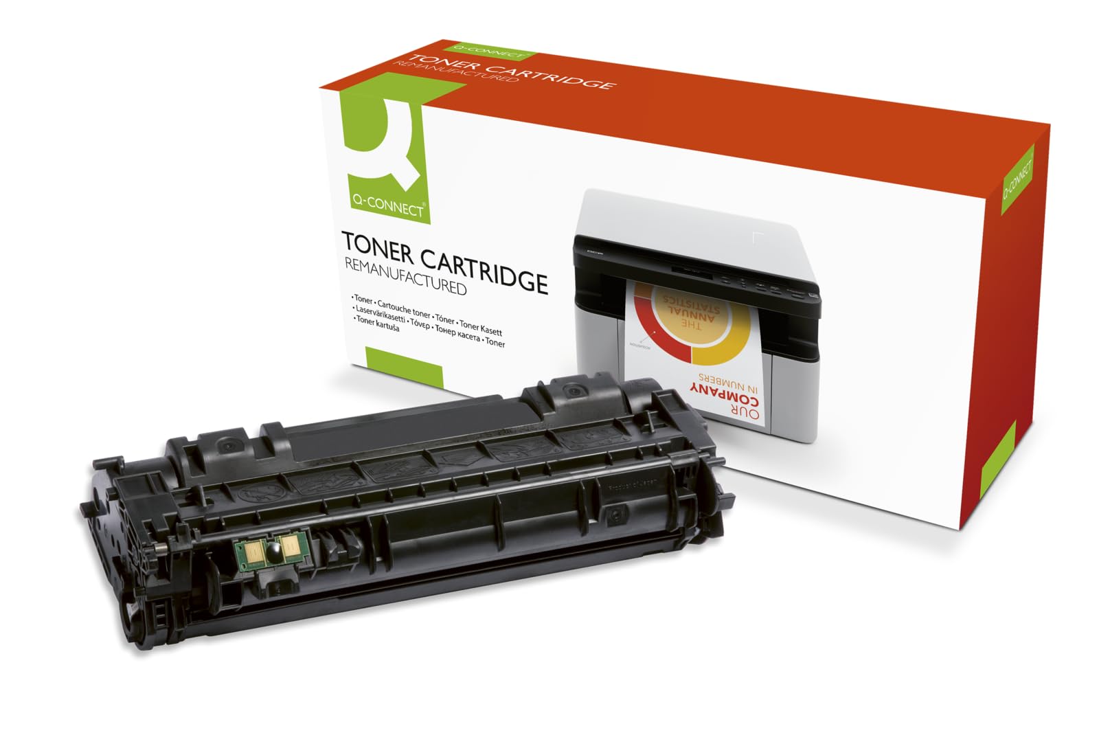 Compatible Q-Connect Toner For Hp Q7553a Toner Cartridge, Black 5021839009441