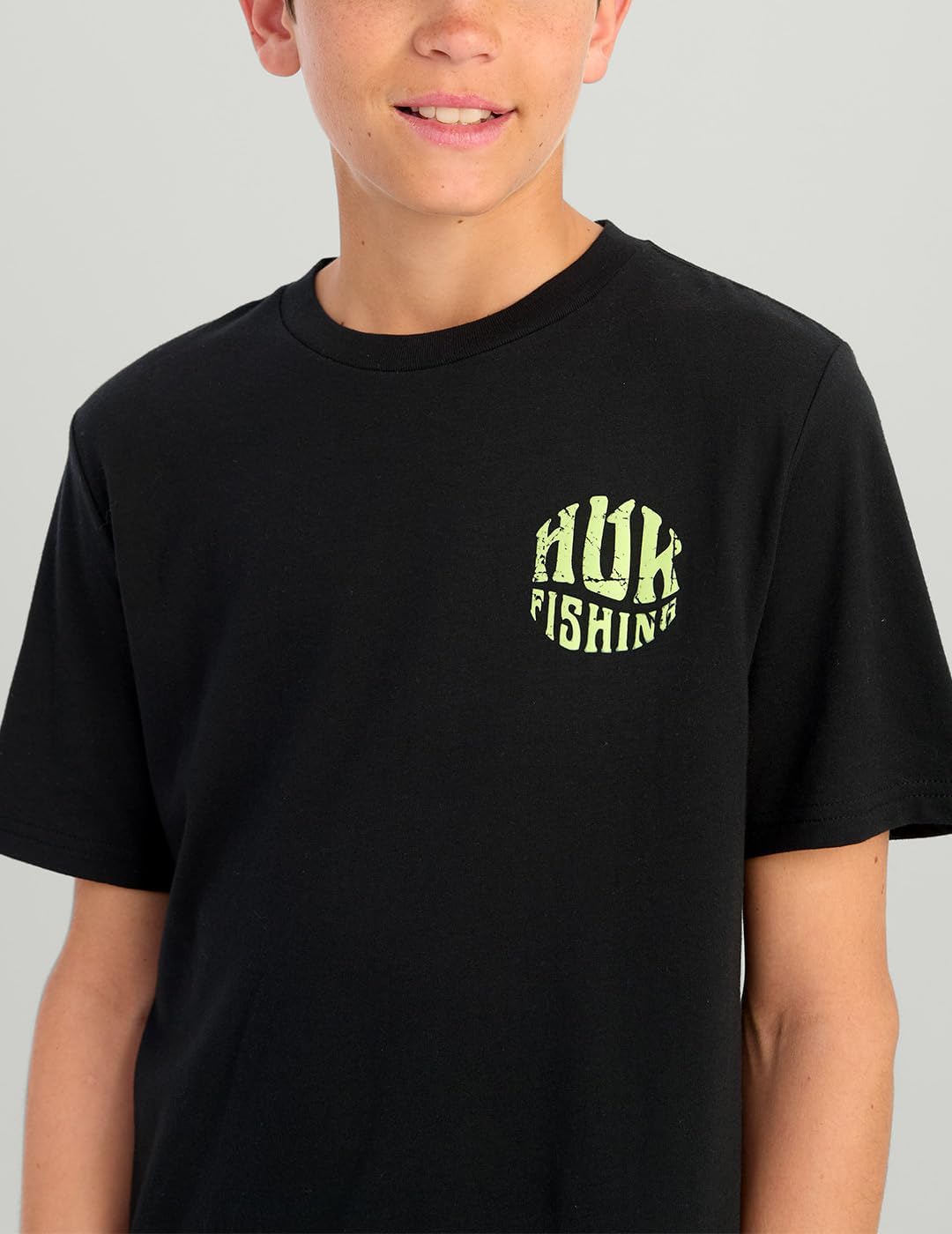 HUK Boys Short Sleeve Performance Tee, Fishing T-Shirt for Kids - Image 4