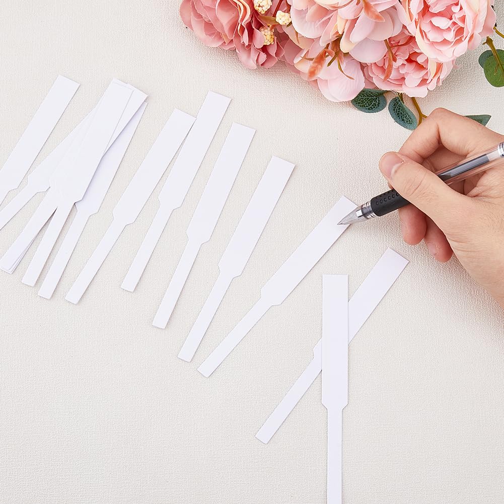 DICOSMETIC 600 Stück Parfümpapier Teststreifen Weißes Parfüm Löschpapier 120mm Papierstreifen Aromatherapie Duftstreifen Teststreifen für Aromatherapie Für Duftliebhaber