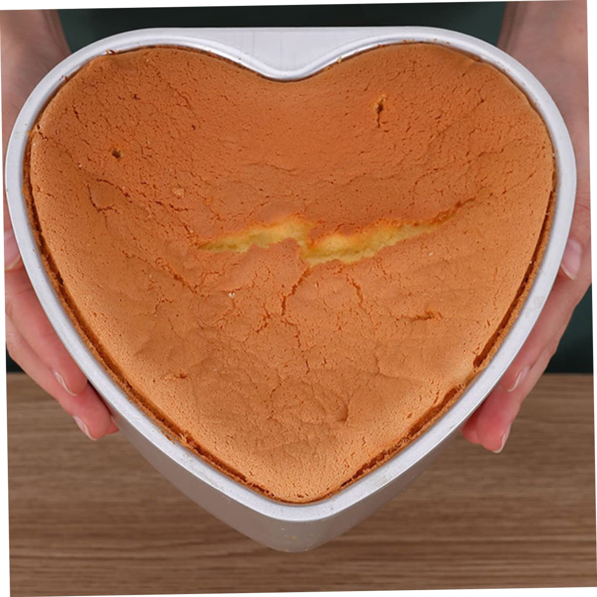 8 pièces moule à gâteau en forme de coeur moules à quiche en forme de coeur plateau à gâteau en aluminium moule à gâteau moule à gâteau moule à pain grillé moule à pizza en métal épaississement mousse