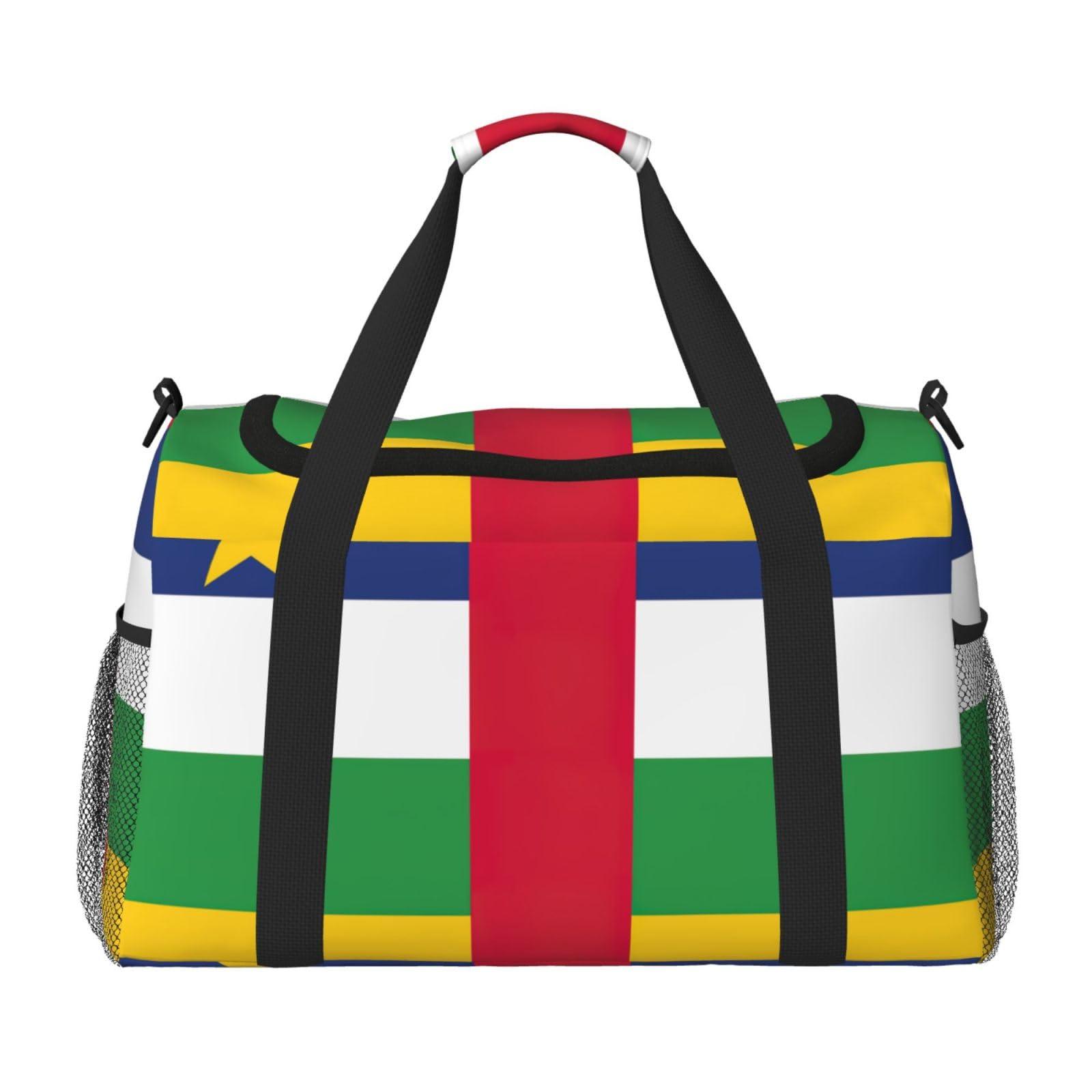 Flaga Środkowej Afryki Torba na ramię Kobiety Mężczyźni Torba podróżna Crossbody Torebka Torba na ramię Torebki robocze Codzienna torba Hobo