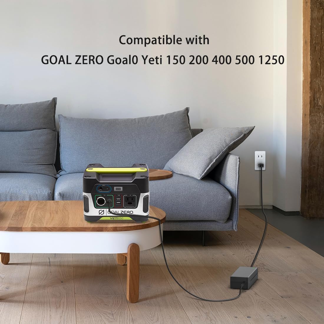 KFD 16V AC Adapter for Goal Zero Yeti 150 200 400 500 Yeti Lithium 400 200X 500X Portable Power Station Sherpa 50/100/100AC Goal Zero Power Supply Cord Yeti X Battery Charger