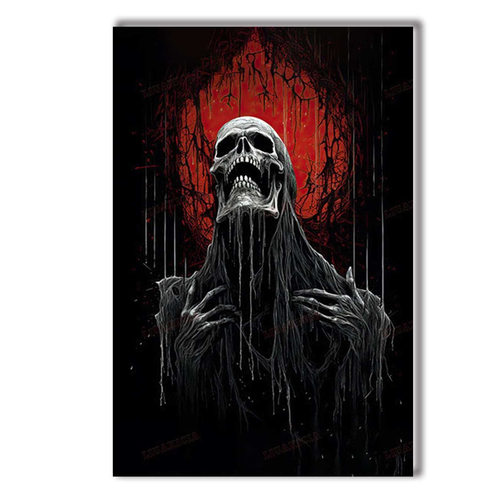 アート・デザイン・音楽 Apocalypse Beauty Horror ContemporaryArt Amazon.com: LIUAXICIA Canvas Prints Abstract Wall Art Black