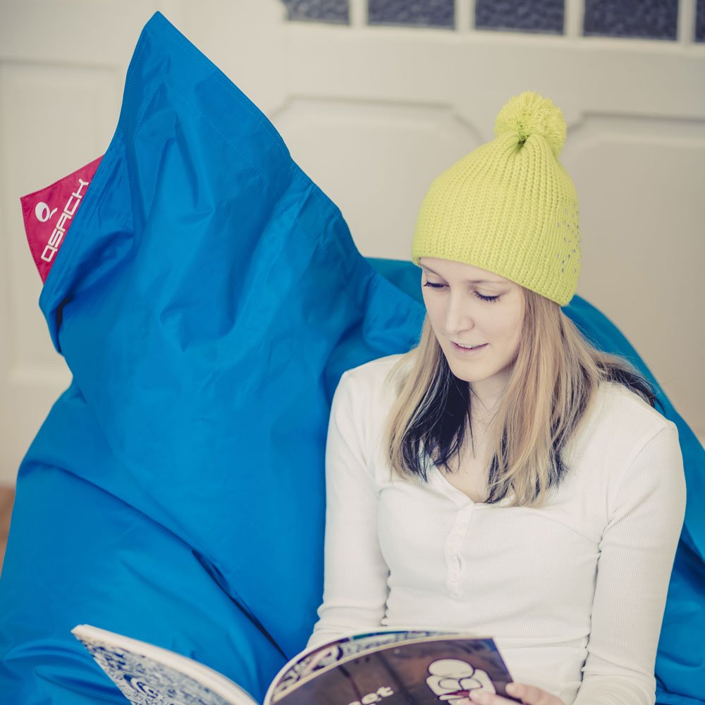 Fodera Per Pouf Esterno QSack XXL 140x180 Cm Blu - Impermeabile E UV Resistente - Foto 3