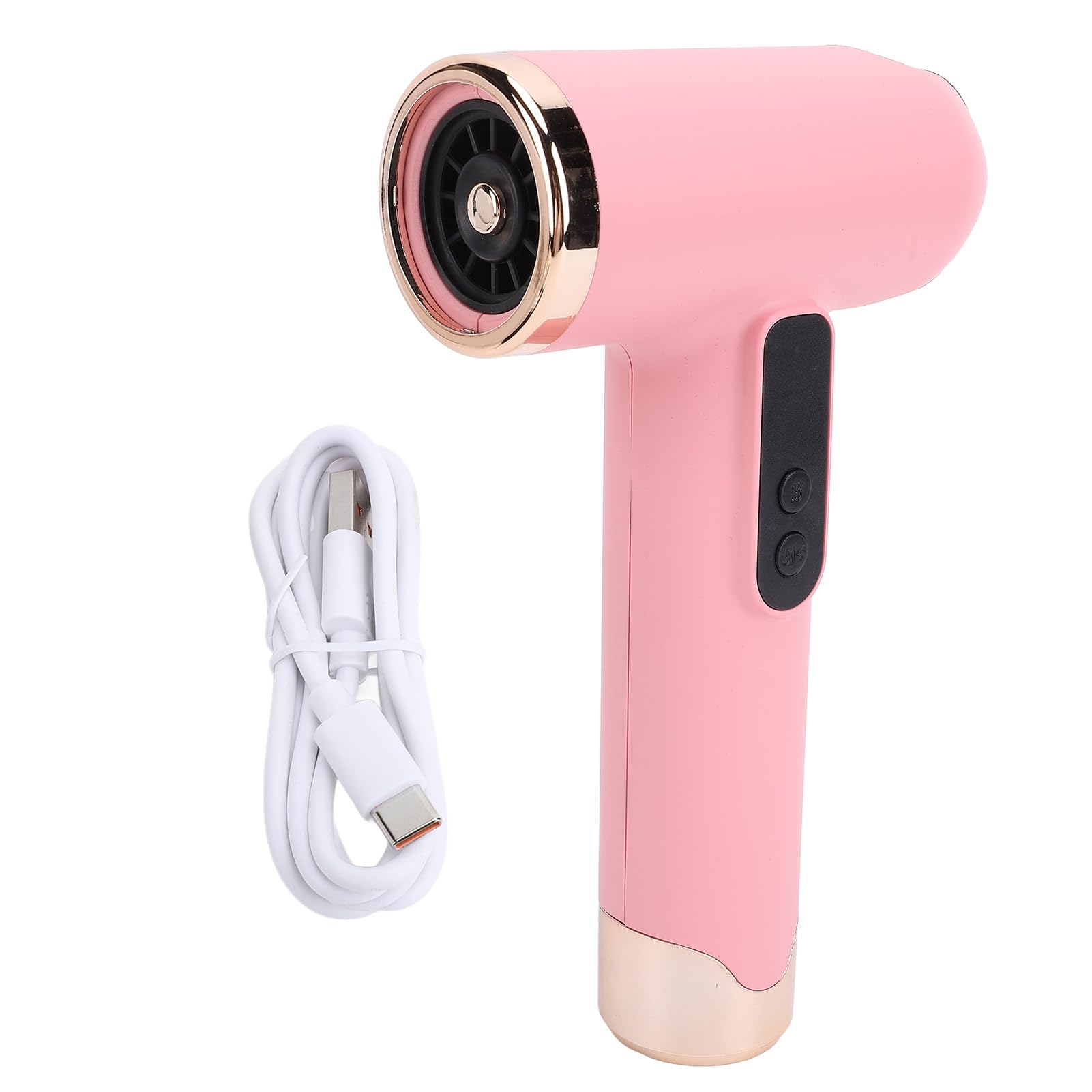 Secador De Pelo Inalámbrico, Secador De Pelo De Viaje Recargable USB De Alta Velocidad De 200 W, De Difusor con Batería De 15000 MAh para Viajes En Dormitorios En Casa