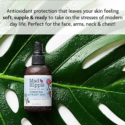 Mad Hippie Hydrating Nutrient Mist - Anti-Aging Skin Care, Facial Mist With Vitamin C, Hyaluronic Acid & Green Tea, Facial Spray For Glowing Skin, 4 Fl Oz #TOP3