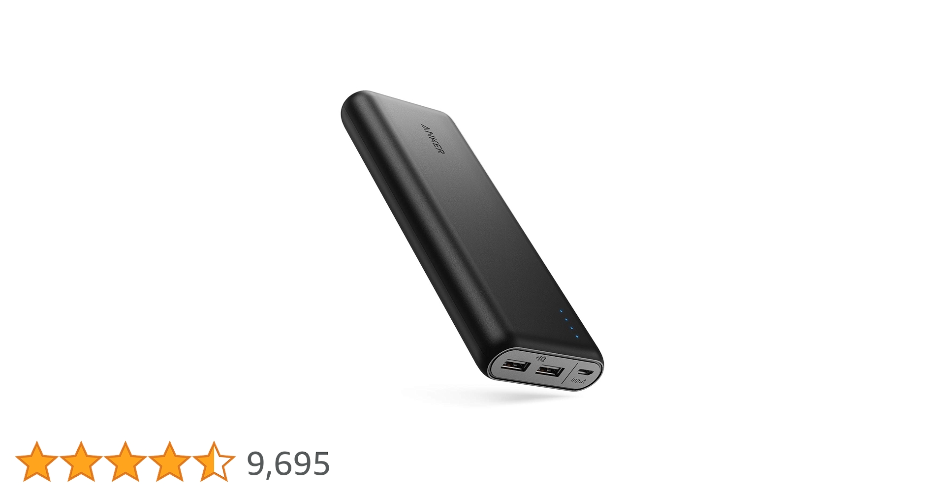 anker 20100 大容量モバイルバッテリー レンタル] Anker PowerCore 20100 (20100mAh 2ポート 超大容量