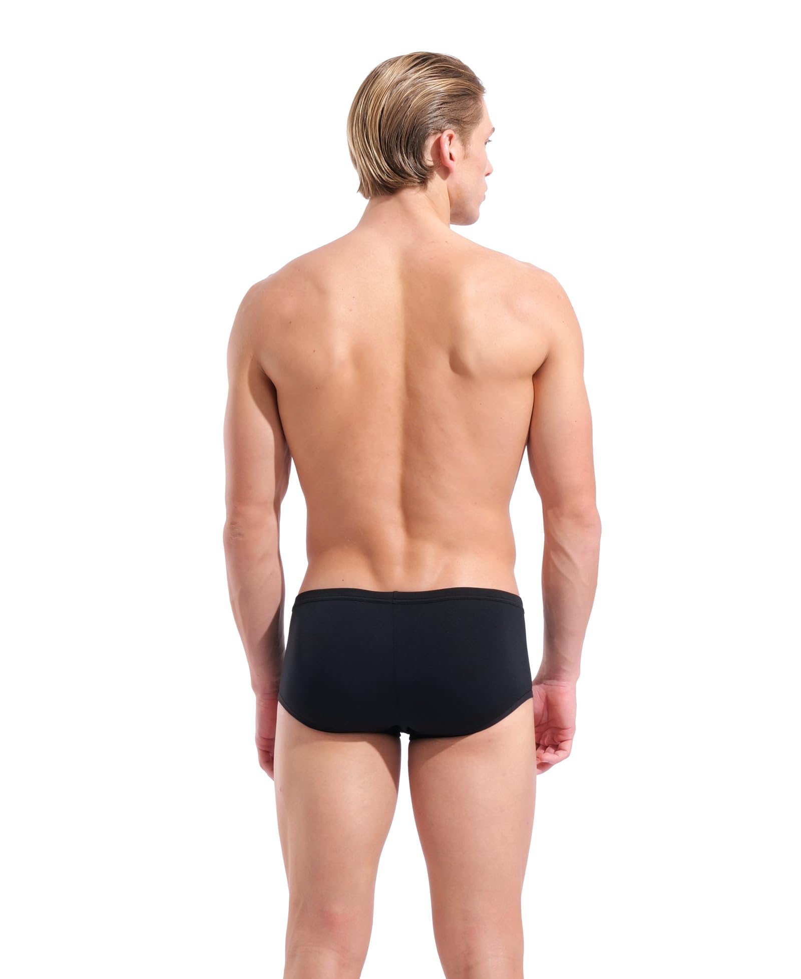 ARENA Costume Uomo Alto Trunk Nuoto Piscina Swim Big Logo Black Taglia 48 ITA