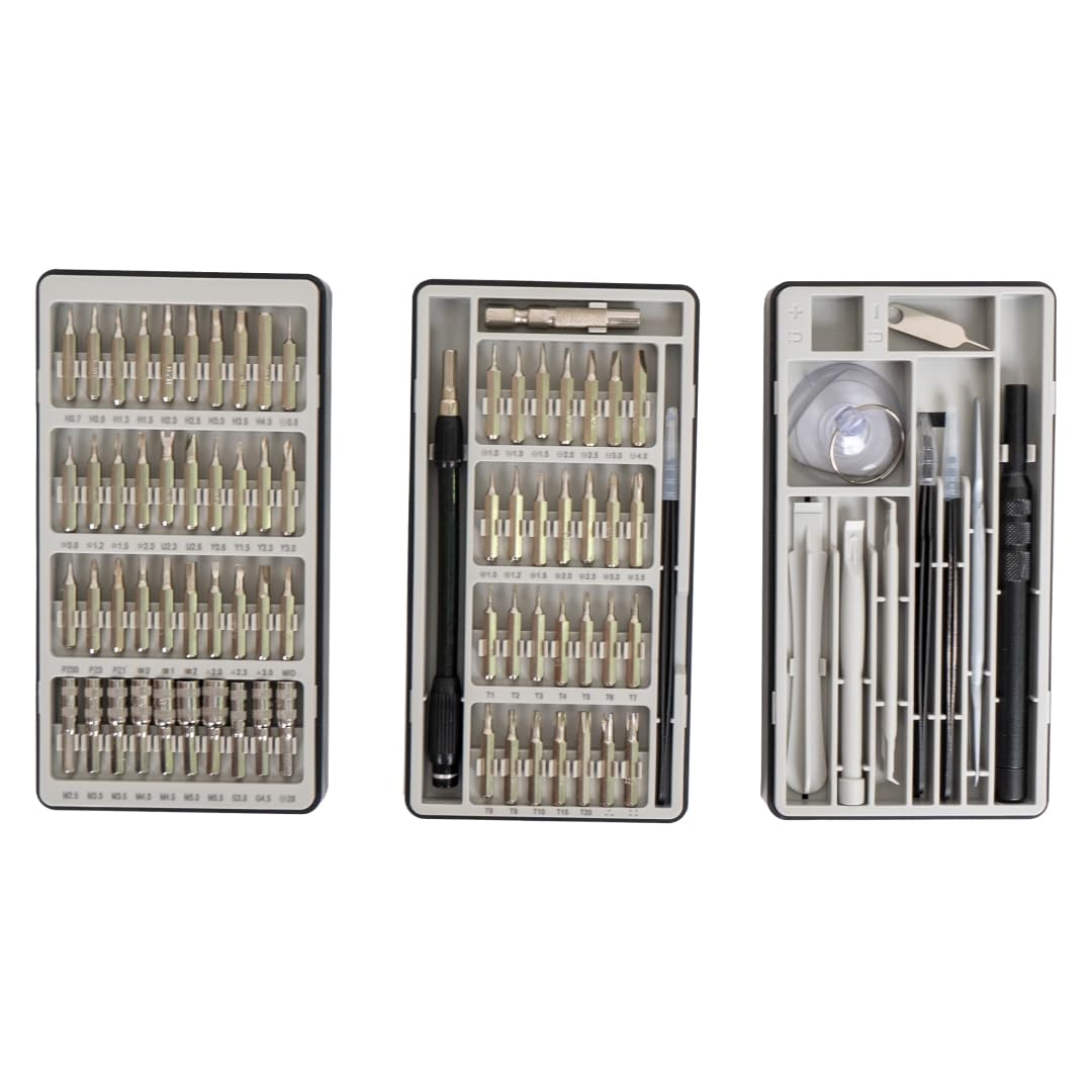TEC TAVAKKAL 83 in 1 Interchangeable Multipurpose Mini Screwdriver Set Magnetic Slot Wrench Bits Repair Tools Kit Set Combination Screwdriver Set for Home Appliance, Laptop, Mobile, Computer (B0CG25LZ7V) Amazon Price History, Amazon Price Tracker