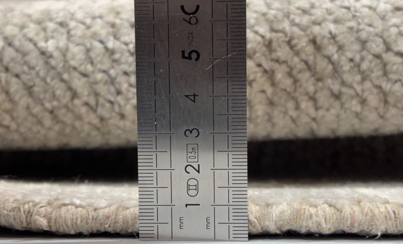 Tappeto annodato a mano Viscosa Argento 60 x 90 cm D-1105