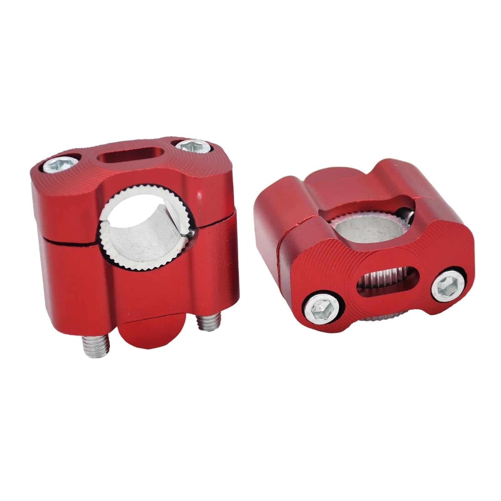 Foymgmspap Red 22 Mm 28 Mm Motorcycle Bar Clamps Handlebar Risers Adapter Motocross Parts Bars Riser Clamp(,28 Mm)