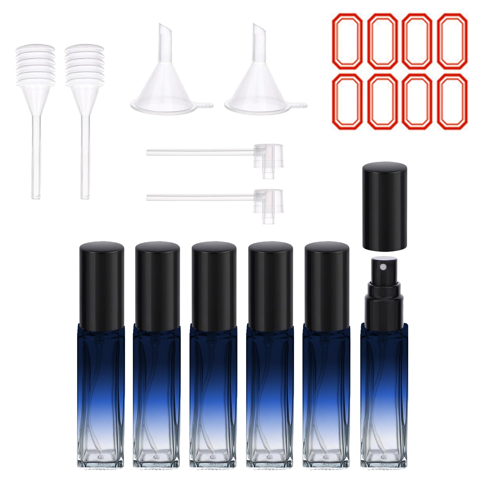 Amazon.co.jp: Yuswqin アトマイザー 香水 6個入り ガラス