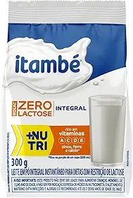 Leite em Pó Integral Zero Lactose Nolac Itambé Sachê 300g