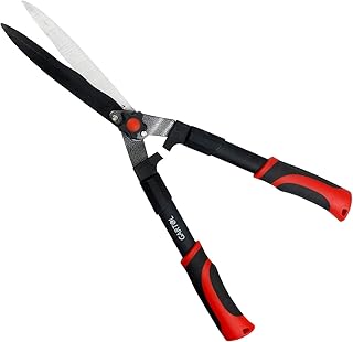 GARTOL Garden Hedge Shears & Clippers, Manual Hedge Trimmer with Comfort Grip Lightweight Handles, High Carbon Steel Bushes Cutter, Ideal for Trimming and Shaping Borders, Decorative Shrubs (23 Inch)