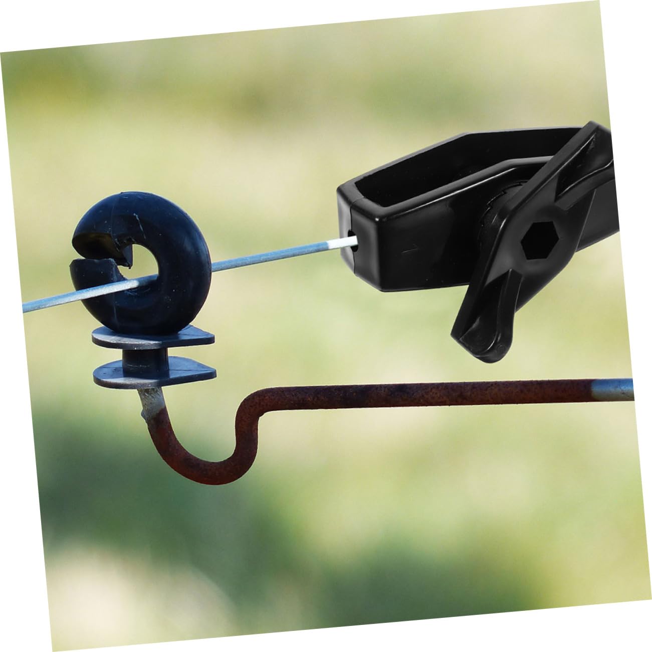 5 Set Tenditore Filo Recinzione Heavy Duty Tensionatore Rete Giardino Facile Installazione E Resistente Alla 12 Pezzi * 5