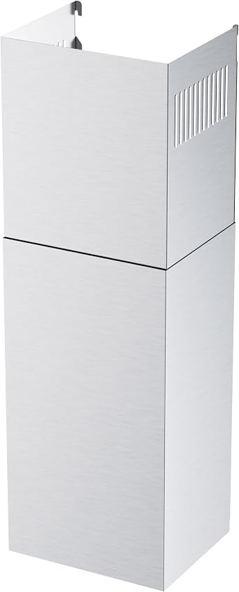 Range Hood Extension Chimney FGS-TD24S-ZST, Stainless Steel Wall Mount Chimney Extension for FIREGAS Range Hood FGS-USD24Y75AC and FGS-USD24Y75CC