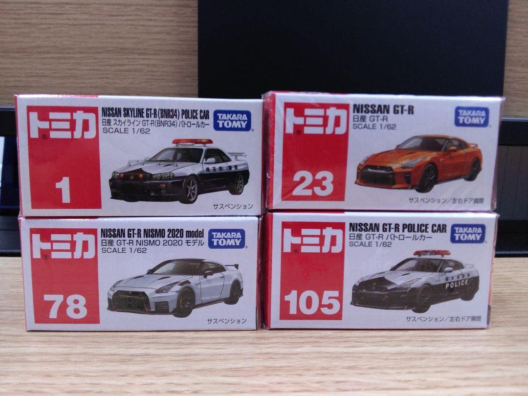 トミカ 日産 GT-R 4台セット Amazon.co.jp: トミカ 日産 gt-r 4点セット : Toys & Games