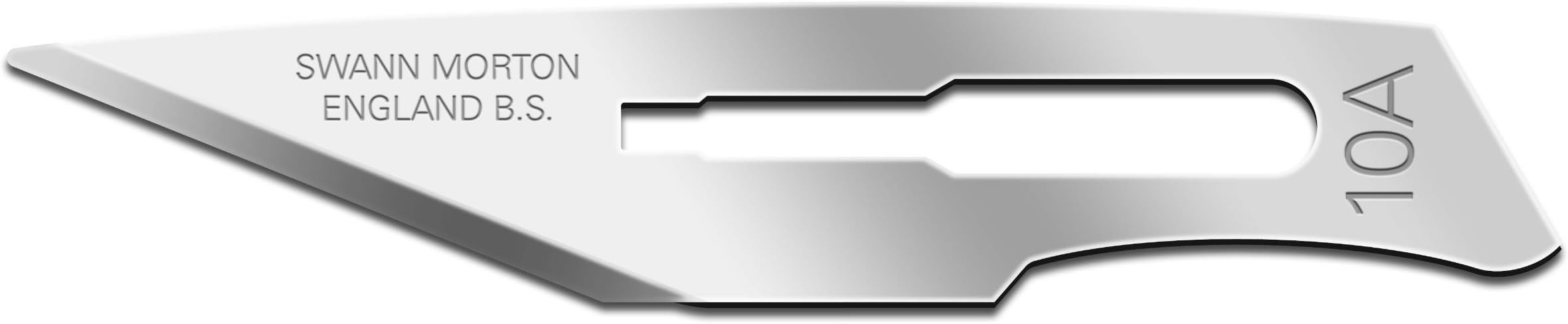 SWANN-MORTON SNon STERILE Carbon Steel V.P.I. Protected Surgical Blade No. 10A Multicolor