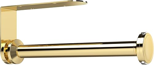 Miniatura 9 de theaoo Soporte para toallas de papel debajo del gabinete, dispensador de montaje en pared con función de amortiguación de una mano para la