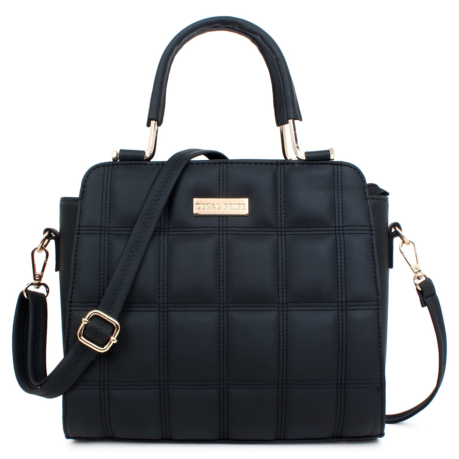 LEGAL BRIBECheckered Pattern Handheld Bag