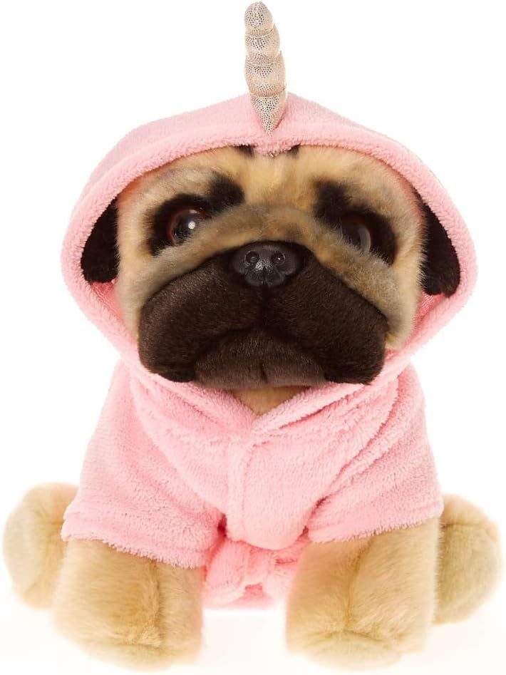 Doug the Pug® Large Unicorn Soft Toy - Cream