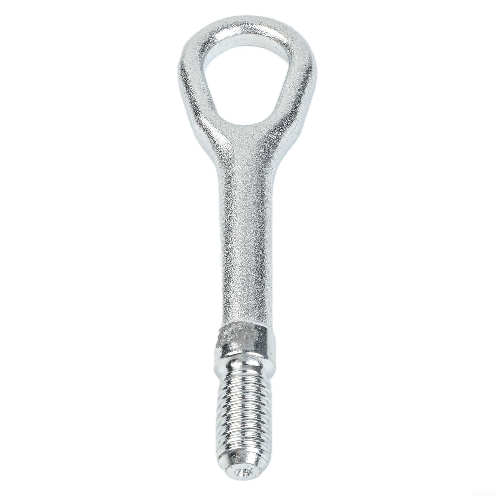 Gancho de remolque de repuesto directo para Mercedes-Benz - Ojo de remolque de metal plateado (A2206280135), compatible con A/B/C/CLK/CLS/E/S/SL/SLK Series & VANEO