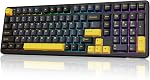 ATTACK SHARK X98 Wireless Mechanical Keyboard,Tri-Mode BT5.0/2.4GHz/USB-C Hot-Swappable,Gasket Mount with Pre-lubed Linear Switches,PBT Keycaps,RGB Backlit Gaming Keyboard for PC/Tablet/PS5/Xbox